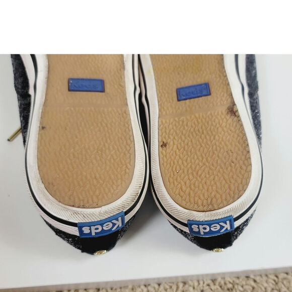 Keds X Kate Spade New York Glitter Sneakers in Black, sz 9 - Picture 13 of 15